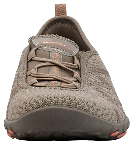Skechers Women's Breathe Easy-A Look Mary Jane Flat, Taupe, 8 M US - Image 2