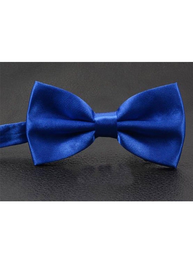 Adjustable Wedding Bow Tie Blue