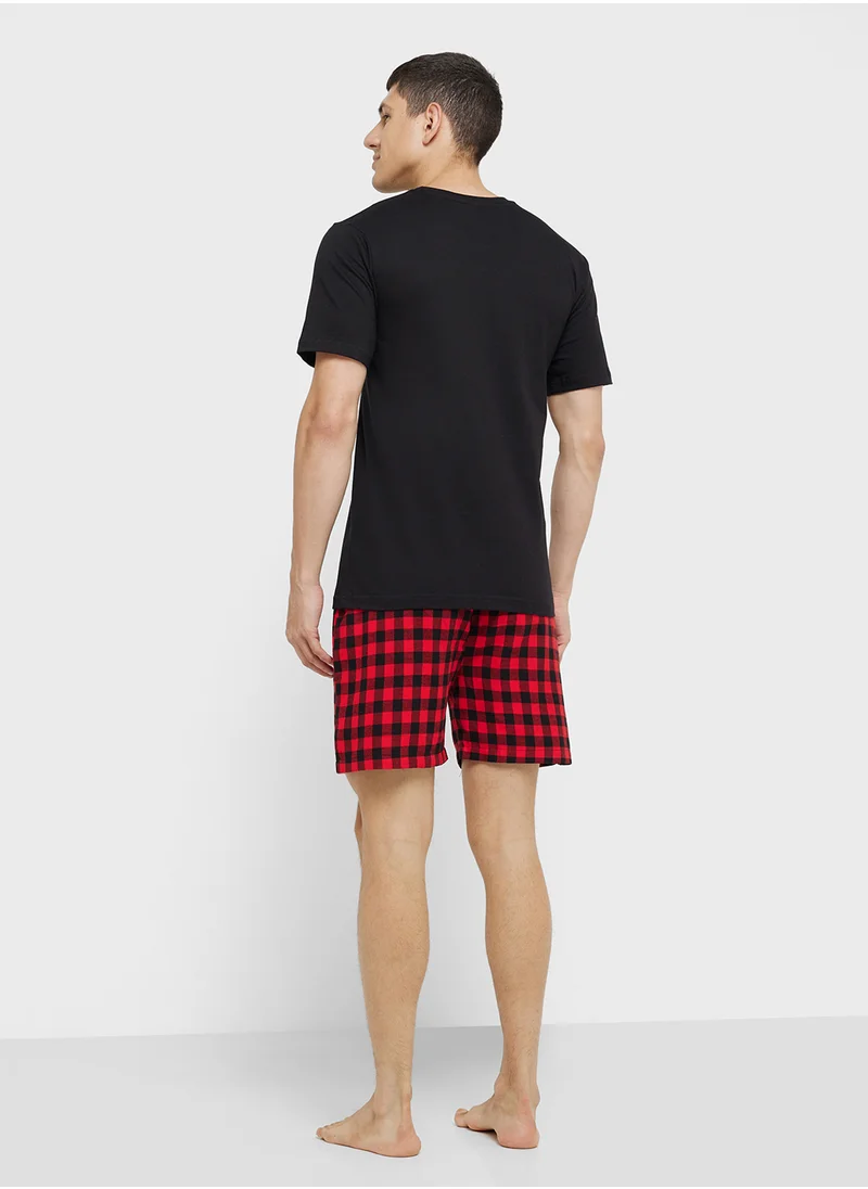 سفنتي فايف Nightwear T-Shirt & Shorts Sets