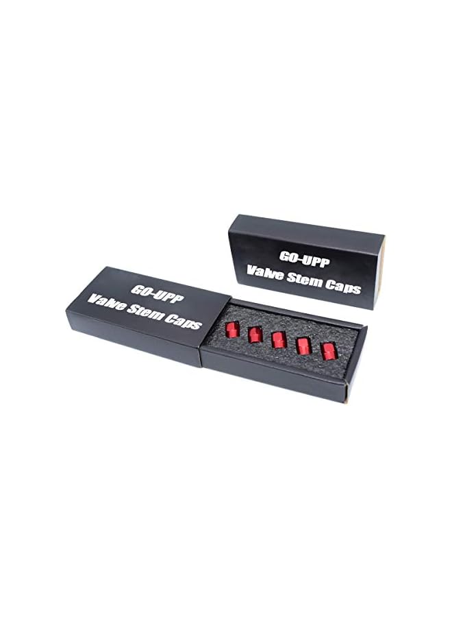 S-TOP 4Pcs ST Logo Metal Car Wheel Tire Valve Stem Caps for Ford ST Focus Mondeo kuga Fiesta ecosport s-max Edge Mustang Transit Taurus f150 Exploror Decorative Accessory, Red - Image 4