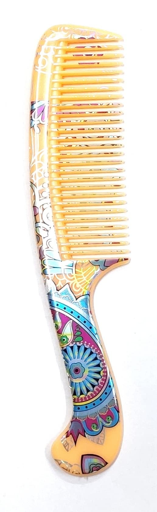 Maple Dressing Detangling Handle Printed Hair Comb For Women Combo Set for Men,Women, Pack of 4 - Image 3