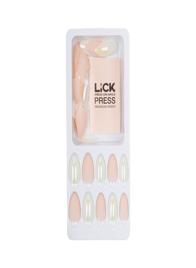 ليك مجموعة أظافر أكريليك لاصقة - 28 قطعة من الأظافر الصناعية القابلة لإعادة الاستخدام للنساء والفتيات، طقم فن الأظافر، طقم تمديد الأظافر (لا حاجة للغراء) - Image 4