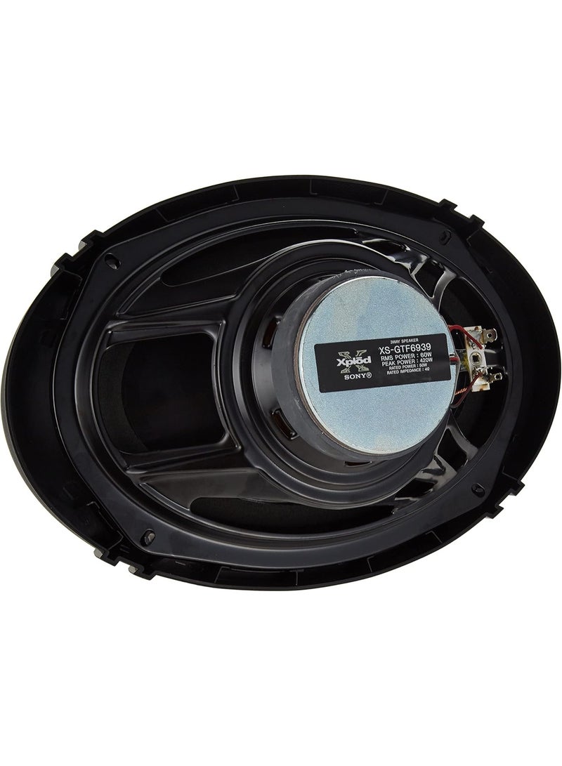 سوني سماعات سيارة سوني XS-GTF6939 ثلاثية الاتجاهات 6 × 9 بوصة | 420 واط ذروة، 60 واط RMS - Image 2