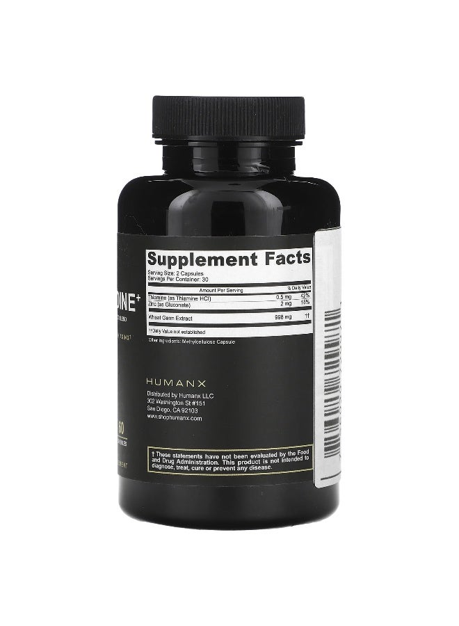 Humanx, Spermidine+, Wheat Germ Extract Blend, 1,000 mg, 60 Capsules (500 mg per Capsule) (Packaging may vary) - Image 2