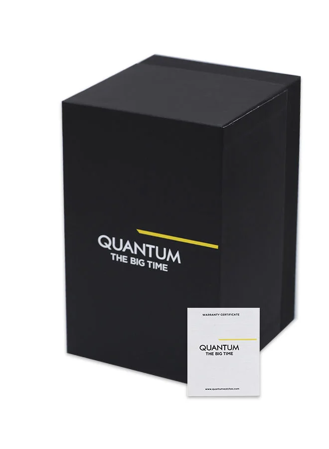 Quantum Men's Chronograph Round Shape Metal Wrist Watch ADG958.390 - 46 mm