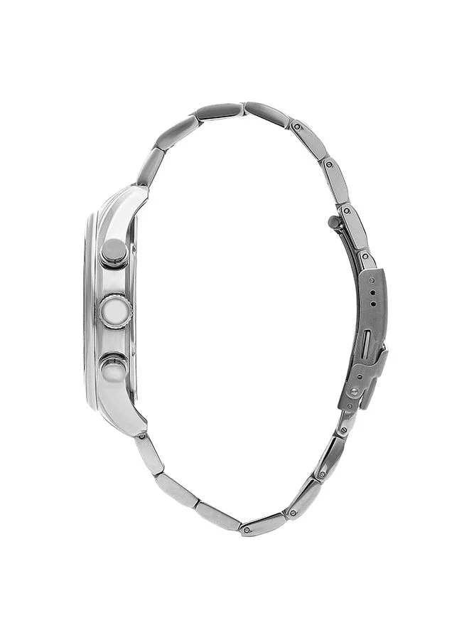 Quantum Men's Chronograph Round Shape Metal Wrist Watch ADG958.390 - 46 mm