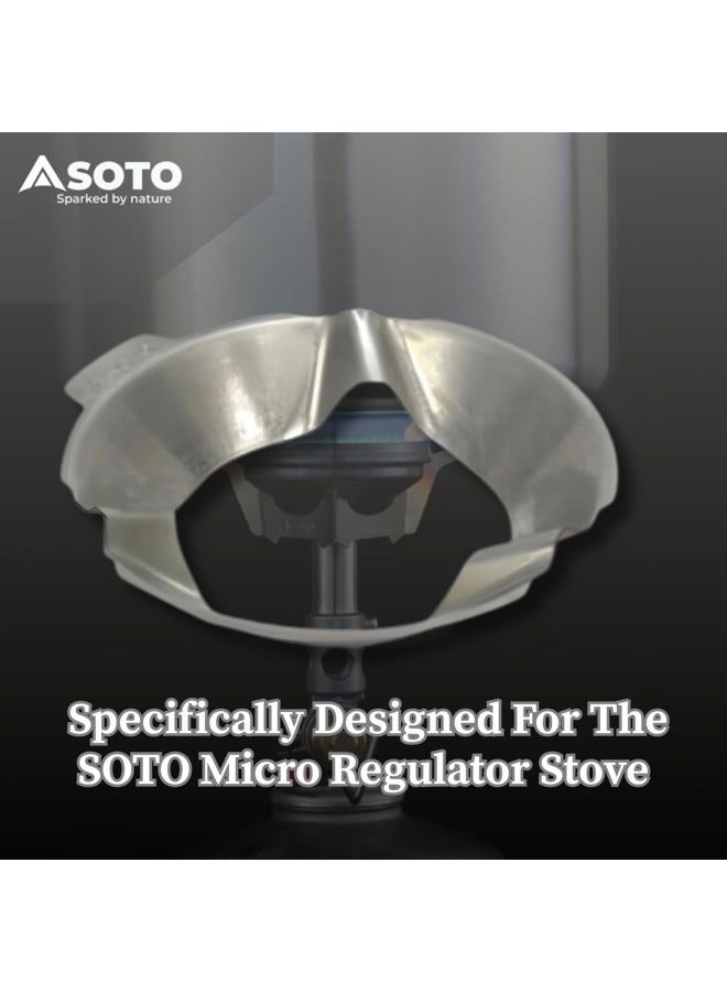 SOTO Micro Regulator Stove wind shield - Image 4