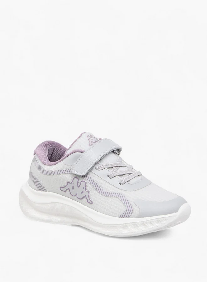 كابا Girls' Textured Sports Shoes with Hook and Loop Closure