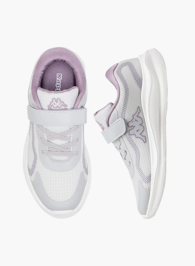 كابا Girls' Textured Sports Shoes with Hook and Loop Closure
