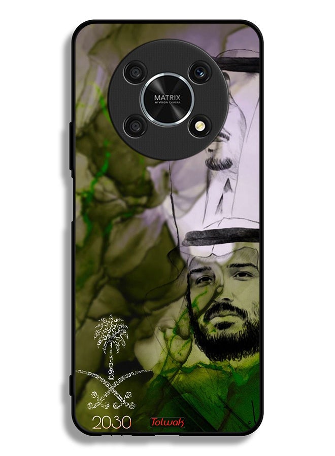 Tolwak Honor X30 5G Protective Case Cover King Salman And Crown Prince Muhammad Art Poster - Image 2