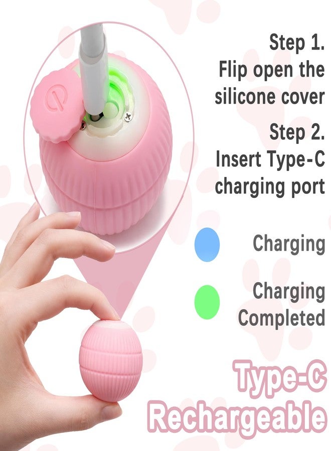 QUELIEN Interactive Dog & Cat Toy Ball, Automatic Moving Pet Toy for Small & Medium Dogs and Cats, USB-C Rechargeable Rolling Indoor Dog Toy for Boredom Relief - Image 5