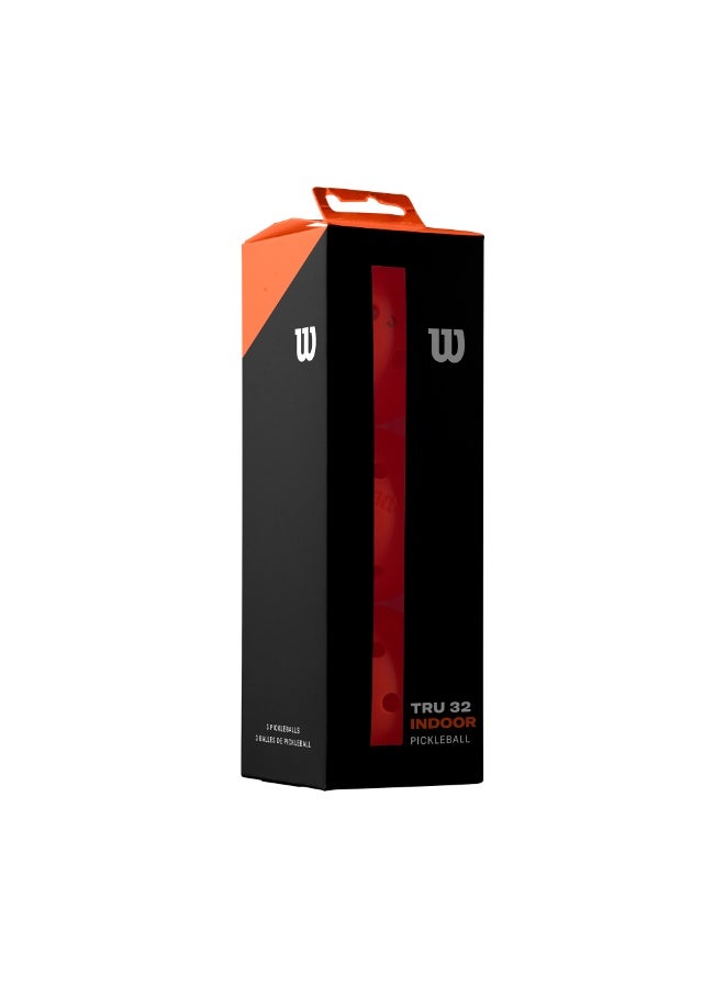 Wilson TRU 32 Indoor 3 Pack Orange - Image 1
