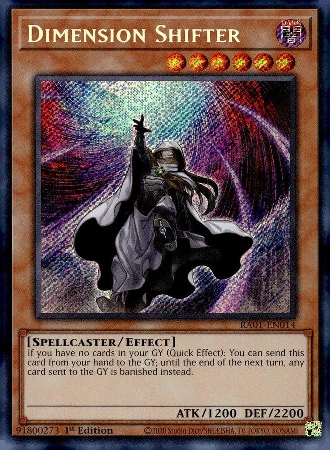 Dimension Shifter (Secret Rare) - RA01-EN014 - Secret Rare - 1st Edition