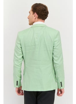Asos Design Men Skinny Fit Solid Formal Blazer, Sage Green  - Image 3