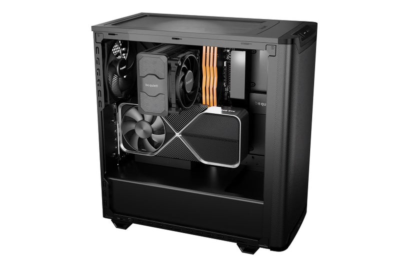 be quiet! Pure Base 501 Black PC case | 2 Preinstalled Quiet Fans | Mid Case | USB 3.2 Gen | Airflow | BGW74 - Image 5