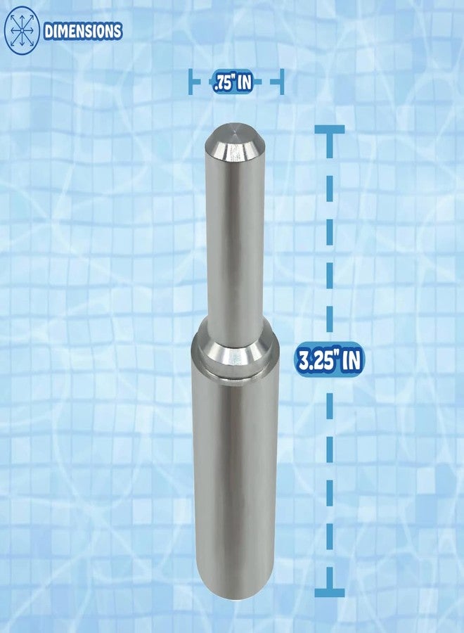 Poolzilla Aluminum Tamping Tool for Anchor Installation, Easy Pool Cover Installation - Image 2