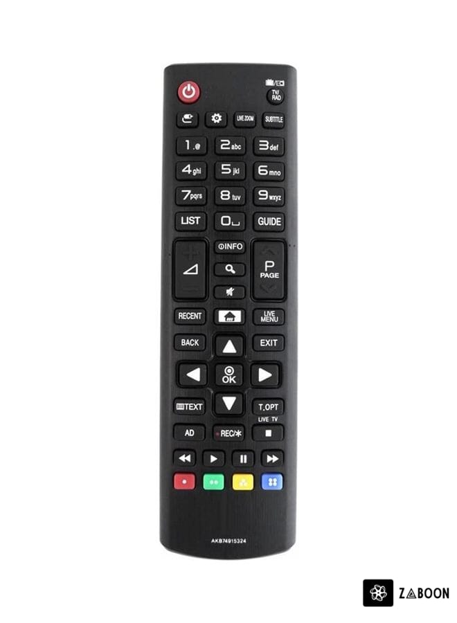 Zaboon Remote Control For LG LED, Smart, Digital TV Black