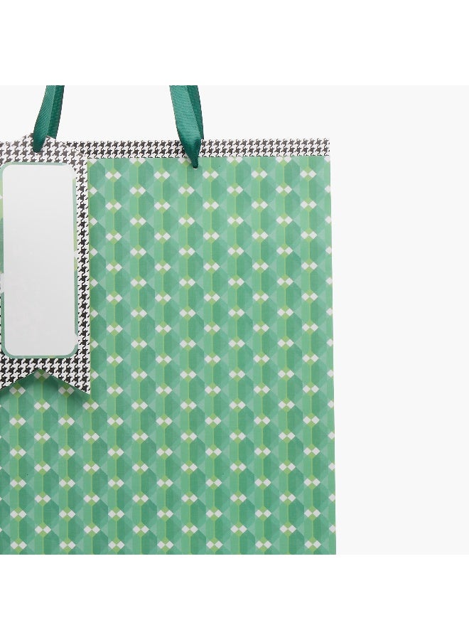 Findz Geometric Print Paper Gift Bag - Extra Large - Image 3