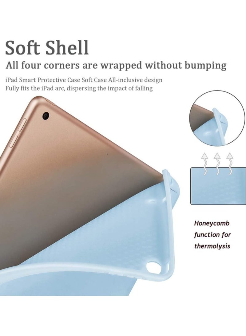 SmartGrist Case for iPad 6th/5th Generation 9.7-Inch, 2018/2017 Model Rebound Slim Smart Case with Built-in Pencil Holder, Strong Magnetic Trifold Stand and Auto Sleep/Wake Fit iPad 9.7 Inch - Image 4