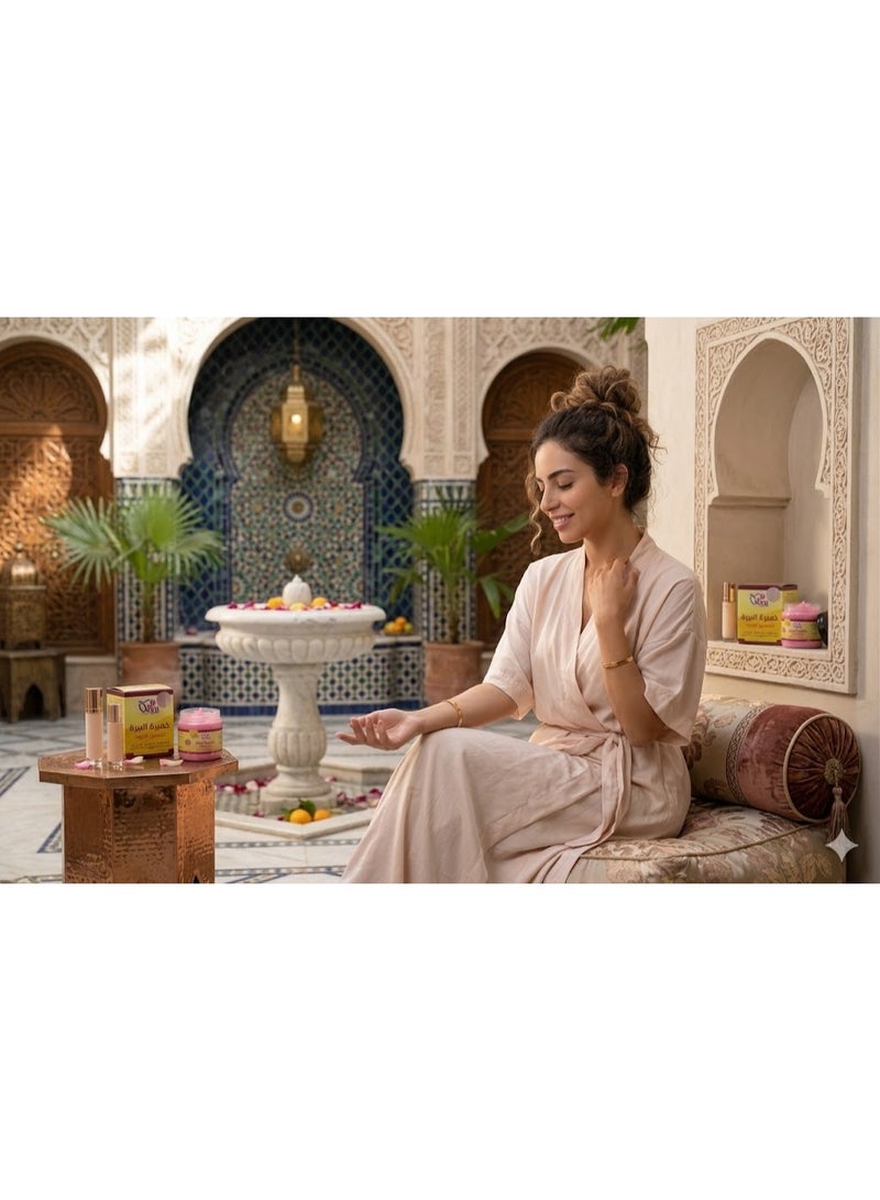 كريم خميرة البيرة الطبيعي لتسمين ونفخ الخدود وتبييض الوجه - تركيبة عشبية أمنة لترطيب البشرة، منح النضارة، وتفتيح اللون - عبوة نيولوك مطورة (250 جم) - Image 5