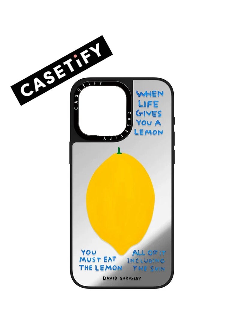 Casetify "When Life Gives You Lemons" Mirror Case - iPhone 15 