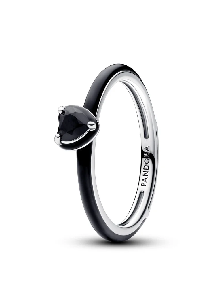 باندورا Pandora ME Black Chakra Heart Ring
