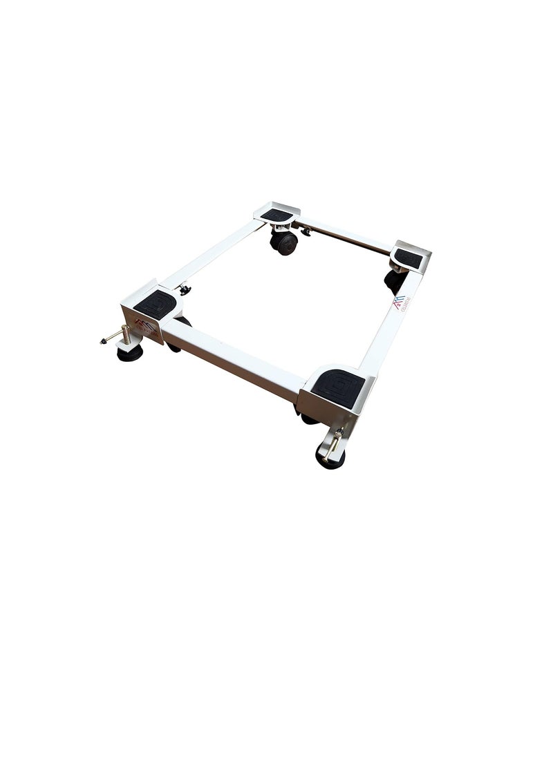 CELERITAS - CELERITAS Heavy Duty Adjustable MOTILE Front Load Washing Machine Metallic StandTrolley Mini L 19 B16 inch MAX L 298 B236 inch for FHT1409SWL - Image 1