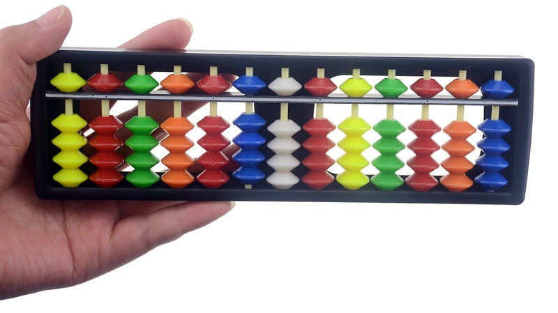 Wowlife 13 Digits Rods with Colorful Beads Plastic Abacus Arithmetic Soroban Kid's Calculating Tool - Image 5
