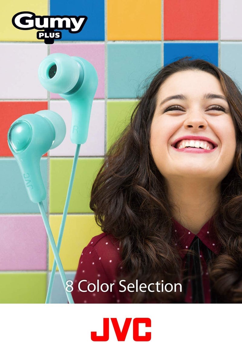 JVC Gumy in Ear Earbud Headphones with Paper Package, Powerful Sound, Comfortable and Secure Fit, Silicone Ear Pieces S/M/L - HAFX7VN (Violet) - Image 4