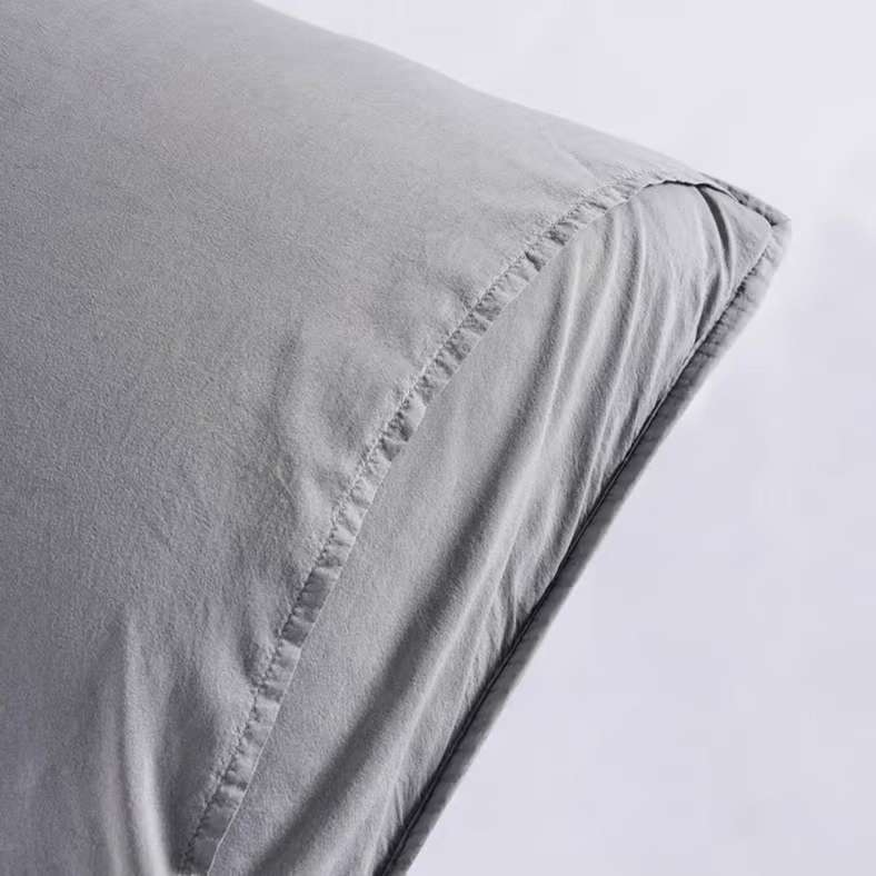 Pan Home طقم أغطية سرير رمادي مكون من 3 قطع بحجم كينغ - Image 5