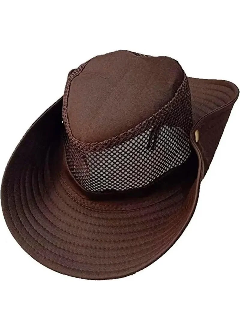 BarkoFix Men's Foldable Summer Mesh Fedora Hat Foter Hat Summer Fedora Hat