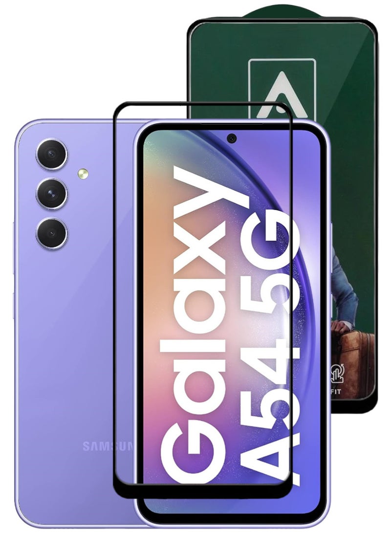 ACLIX Antistatic ESD Dustproof Premium Quality High Definition Tempered Glass Screen Protector Designed For Samsung Galaxy A54 - Image 1