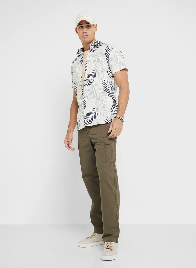 JJ Rebel Jrebverdant Poplin Regular Fit Shirt