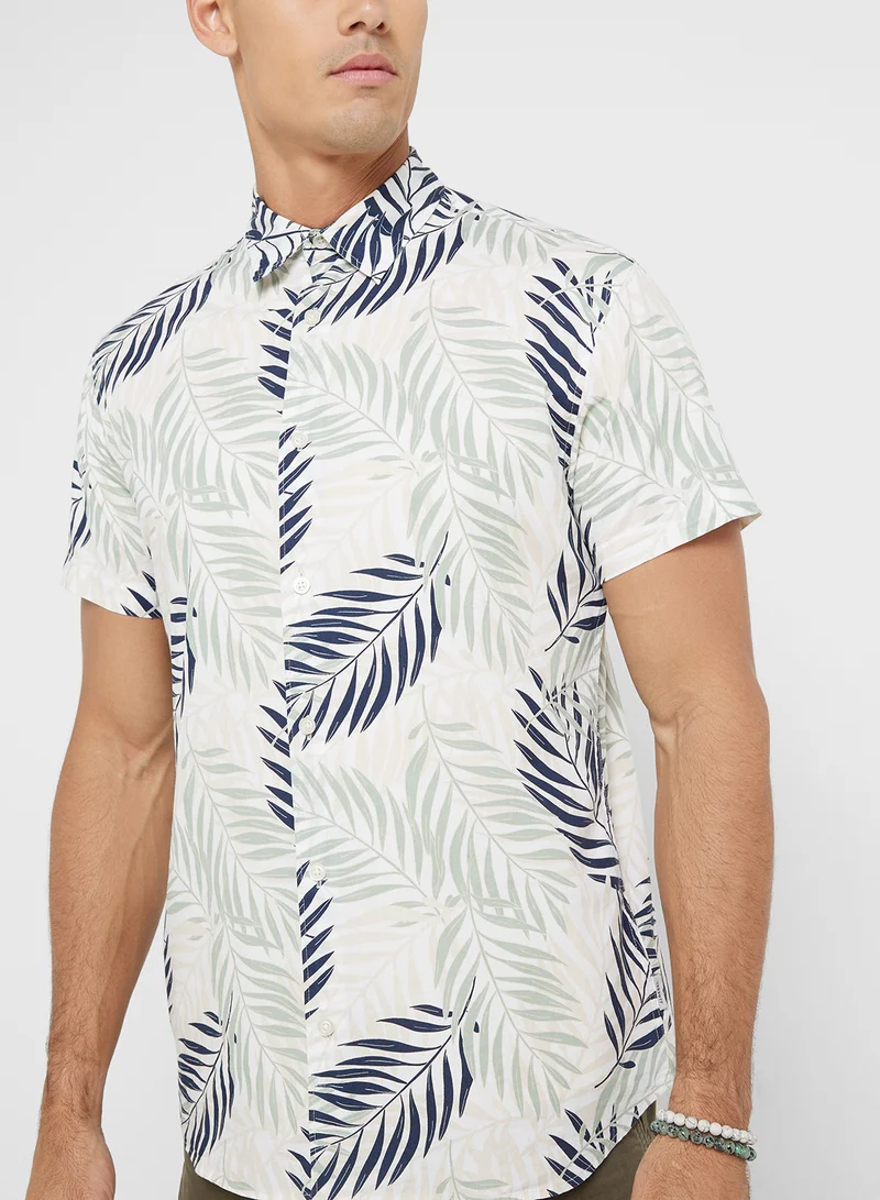 JJ Rebel Jrebverdant Poplin Regular Fit Shirt