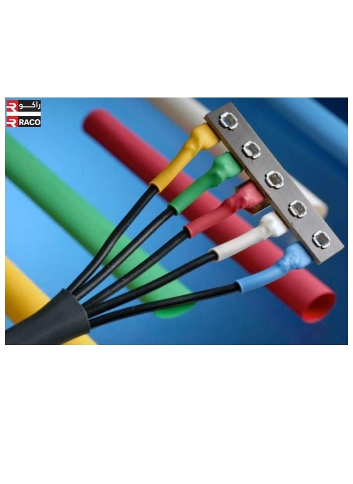 RACO Heat Shrink Sleeve Good Quality Heat Shrinkable Tube For Wrap Cable Wire Insulation 1 Meter Length Blue  - Image 5