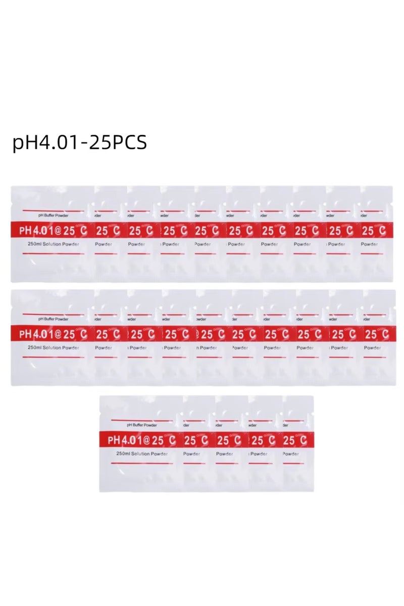 إيروريكس مسحوق منظم الرقم الهيدروجيني 4.0 (25 قطعة) - 4.00/6.86/9.18 - نقطة معايرة - محلول معايرة لقياس الرقم الهيدروجيني