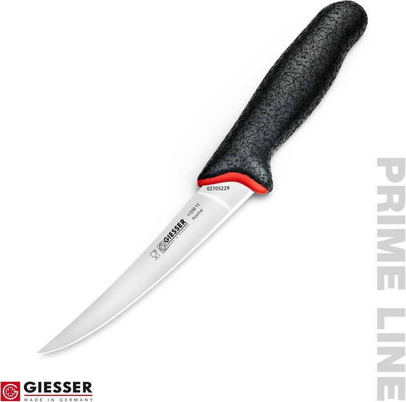 Prime Selection Giesser since 1776, Made in Germay, Boning knife flexible curved blade 5 inch, Ultra Slip Resistant Handle material, Dishwashersafe, rustfree, Butcher Knife for filleting - Image 3