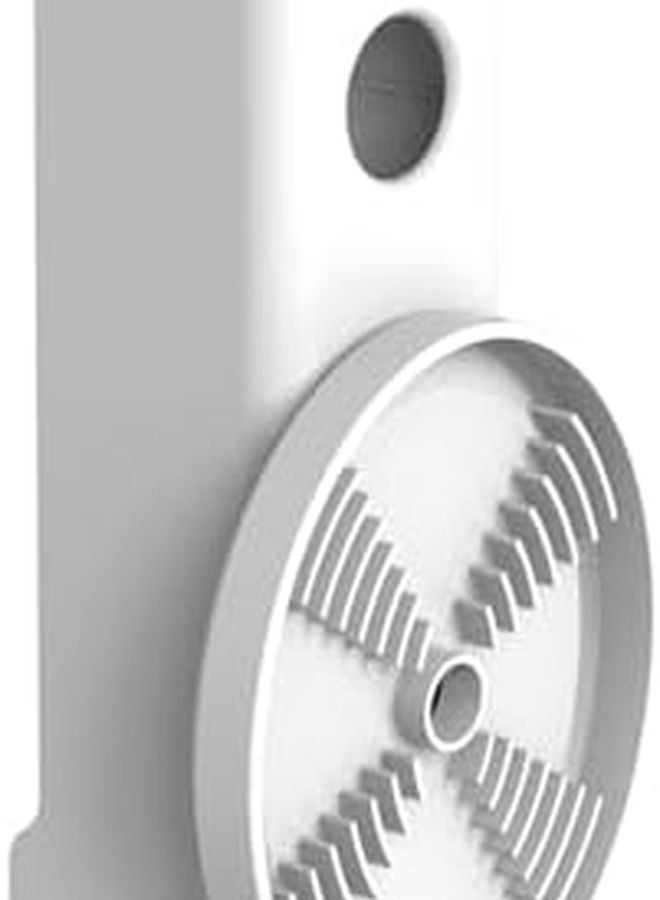 White Wall Mount Speaker Holder Compact Space Efficient Cable Management - Image 2