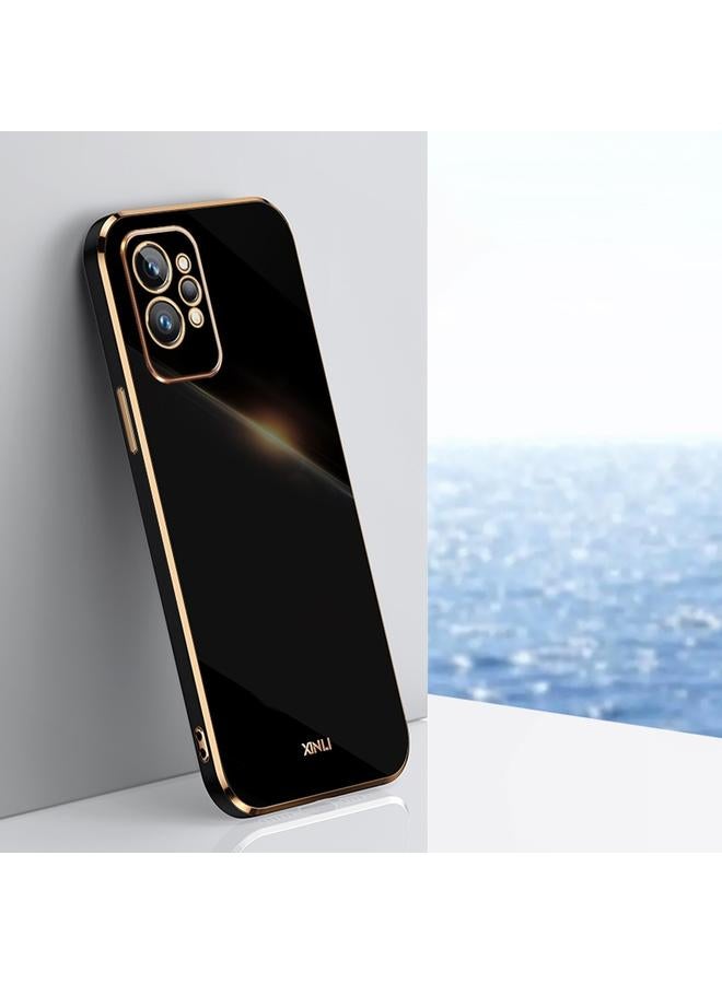 S-TOP Case For Realme GT2 Pro XINLI Straight Edge 6D Electroplate TPU Phone Case - Image 1