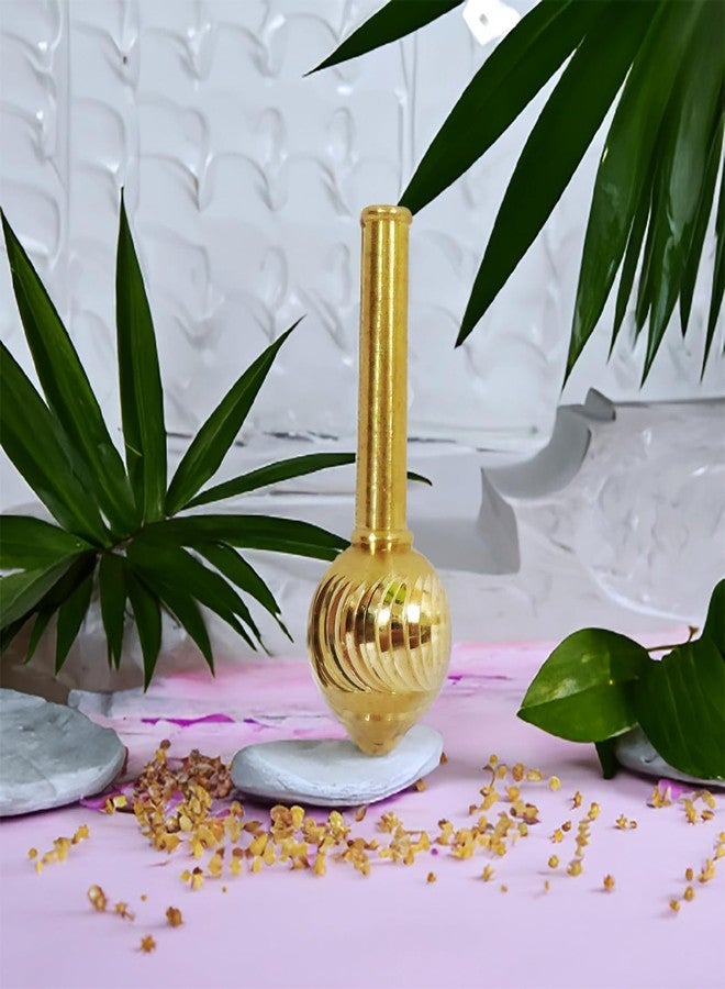 BITONA عصا صغيرة من النحاس الخالص من BITONA® على شكل هانومان جي، مناسبة لوضعها في معبد المنزل أو إهدائها إلى باجرانغبالي (30 جرام، حوالي 2 بوصة). - Image 2