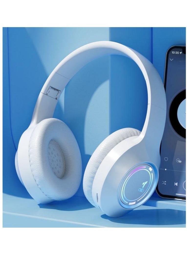 EBMINI Wearing Bluetooth Wireless Headphones On The Head