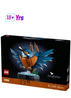 LEGO LEGO Icons Kingfisher Bird 10331 Building Blocks Toy Set (834 Pieces)  - Image 1