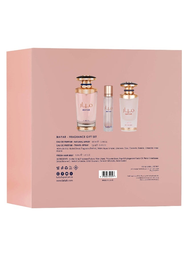 Lattafa Giftset Mayar -12Ml - Hairmist - Image 3