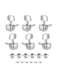 Alice ALP-015P Semi-closed Folk Acoustic Guitar Machine Heads Tuners Tuning Keys Pegs Set 3L+3R  - Image 2