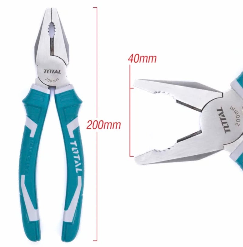 TOTAL Tools Combination Pliers 200mm 8 tht110806p - Image 5