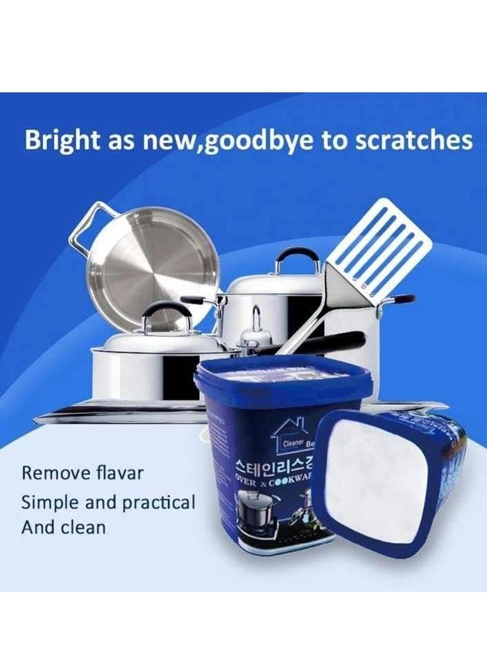 معجون تنظيف أواني الطبخ المصنوعة من الفولاذ المقاوم للصدأ. معجون تنظيف الغسيل - Image 4