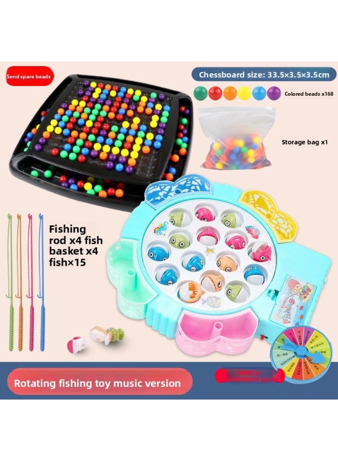 Happy Xiaoxiaole Rainbow Ball Colorful Beads Toy Board Children's Board Game Lianliankan Parent-Child Interaction Supply Chain