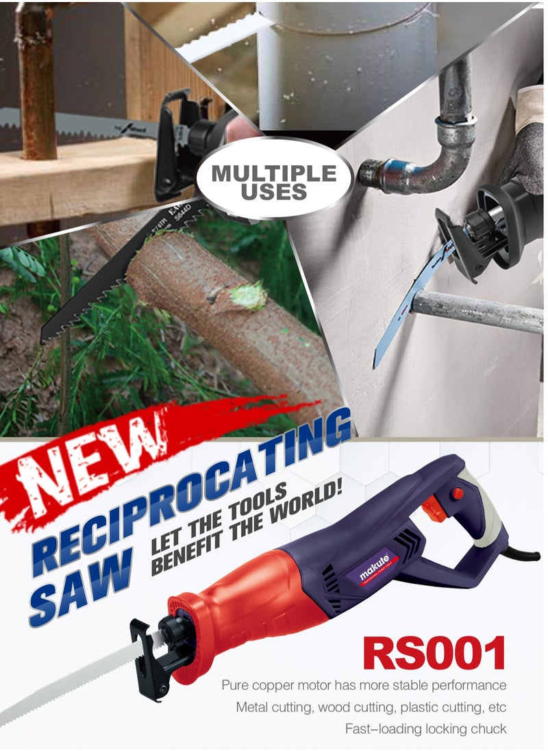 makute 900 Watt Reciprocating Electric Saw  - Image 2
