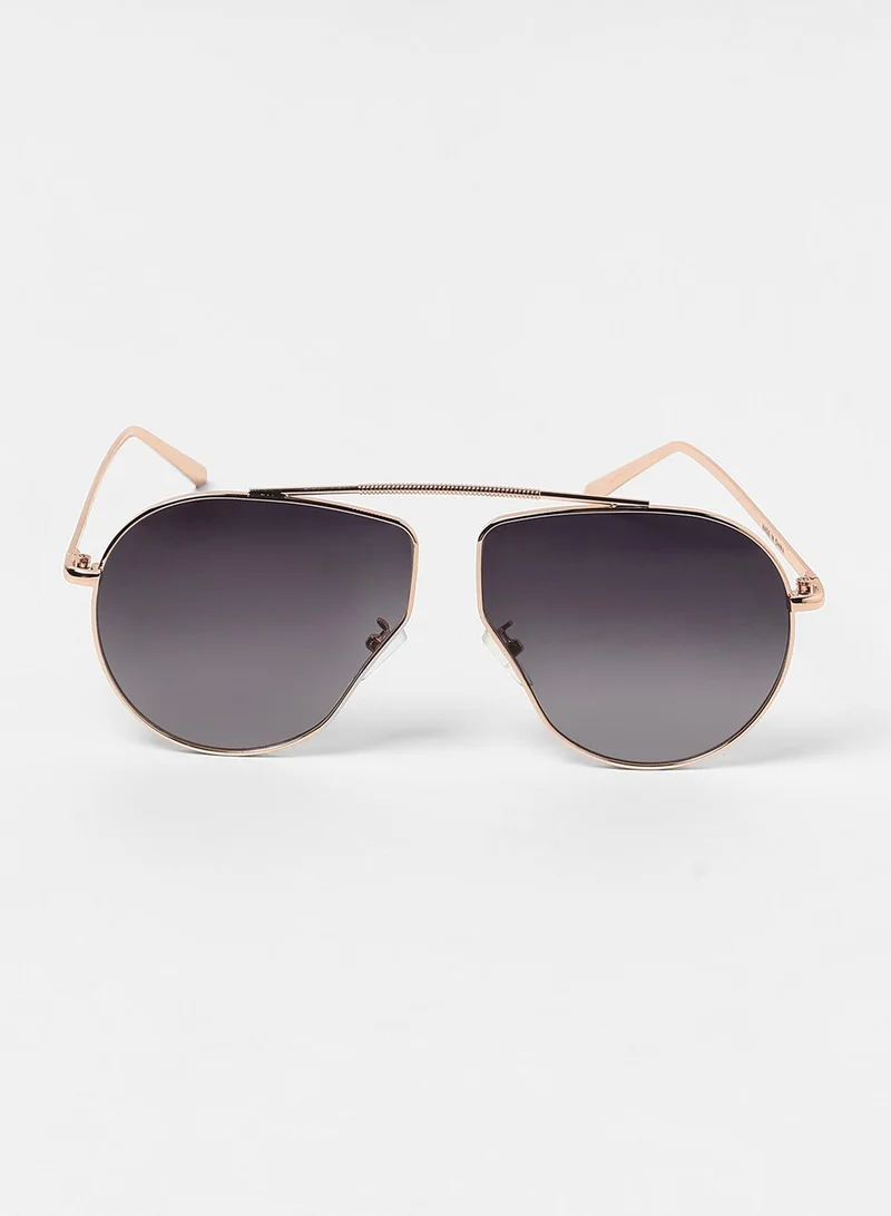 Haute Sauce  The Bar Pavement Oversized Sunglasses - Midnight Black  | Best Price UAE