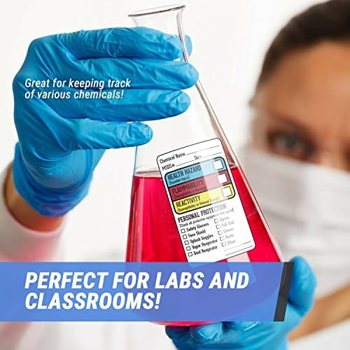 OfficeSmartLabels SDS Stickers/MSDS Stickers (1.5 x 2.5 inch, 300 Labels) Right to Know Labels for Chemical Safety - HMIG Chemical Identifying and Write-in, Strong Self-Adhesive - Image 5